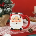 thumbnail image 5 of EUDIDV Coffee&nbsp;Mug,Father Christmas Mug Halloween Christmas Gift Decoration Stainless Steel Liner,Decorative Mug, 5 of 6