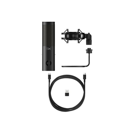 HyperX - QuadCast 2 S Wired Multi-Pattern USB Electret Condenser Microphone