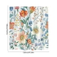 thumbnail image 3 of Sahpxhe Shower Curtain Watercolor Wildflower Shower Curtain Liner,Waterproof Bathroom Decoration and Separation with 12 Hooks for Shower,47.2X70.9in,Multicolor-C, 3 of 6