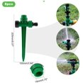 thumbnail image 2 of Aspersor de césped, 8 juegos de sistema de riego ajustable, base de punta de aspersor de césped de 8 "x 4" para riego de césped, viveros y plantas, 2 of 5