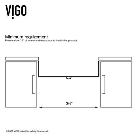- VIGO 36” Matte Stone Farmhouse Kitchen Sink