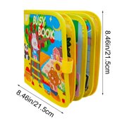 FEOLGEHLY Busy Book for Toddlers 1-3, Farm Quiet Activity Books for Babies 6-12-18 Months, Montessori Toys Preschool Early Educational Learning Toy for Kids, Christmas Birthday Gifts for Kids