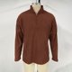 thumbnail image 3 of Ceisia Mens Lightweight Waffle Shirts Trendy Long-Sleeve Quarter-Zip Pullover Sweatshirt Mock Neck Brown L Gift, 3 of 6