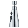thumbnail image 1 of TopLLC Faucet Booster Head Extension Extender Household Tap Water Shower Water Saving Rotatable Filter Nozzle-3 Water Dispensing Modes- Tap Extender, 1 of 6