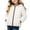 White, variant on Auroural Girls Winter Coats Size 10-12 Girls Hooded Puffer Jacket Zip Up Quilted Warm Winter Coat Kids Outerwe 1-13 Year