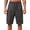 #02 Black 【Mix & Match: Stock Up on Everyday Colors】, variant on Men's Casual Linen Cargo Shorts, Trousers, Joggers Elastic Waist Drawstring Relaxed Fit Loose, Quick Dry Breathable Lightweight Multi Pocket, Beach Vacation Gym Workout Hiking
