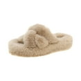 thumbnail image 4 of Women ry Slippers with Rubber Sole Open Toe Autumn Winter House Slippers 38, 4 of 9