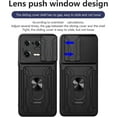 thumbnail image 2 of for Xiaomi 13 Case with Slide Camera Cover, Heavy Duty Protective with Ring Kickstand & Card Holder Cell Phone Case for Xiaomi 13 LJK Blue, 2 of 10