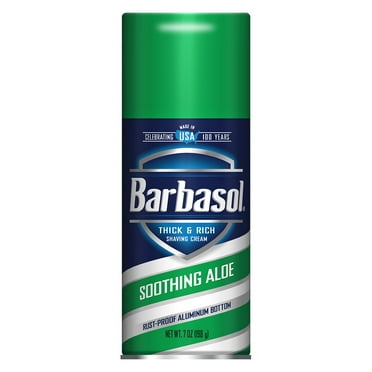 Barbasol Thick & Rich Soothing Aloe Shaving Cream (Pack of 4)
