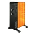 thumbnail image 1 of Calentador Eléctrico Mainstays Radiador con Aceite | Calefactor 3 Configuraciones Portátil con Ruedas 1500W, 1 of 9