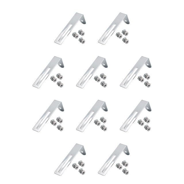Moyic Soporte de golpeador de guitarra eléctrica soportes de soporte soporte de placa de pieza de instrumento de música accesorio de Plata 10piezas
