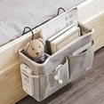 KABOER Bed Organizer Hanging with Metal Hooks, Bunk Bed Storage Caddy