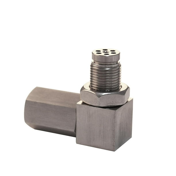 Extensor universal de sensor de oxígeno O2 90 grados 02 Extensión de tapón Convertidor de piezas Catalyauto Conector adaptador de sensor de oxígeno de 90 grados, 90 grados