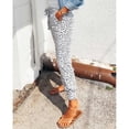 thumbnail image 3 of Womens Leopard Print Pants, Drawstring Elastic Waist Lounge Pants With Pockets, Women Jogger Pants, 3 of 6
