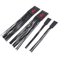 thumbnail image 1 of unbranded 2Ud Borlas De Cuero Negro Para Manillar De Motocicleta Ajuste Universal Y Duradero, 1 of 6
