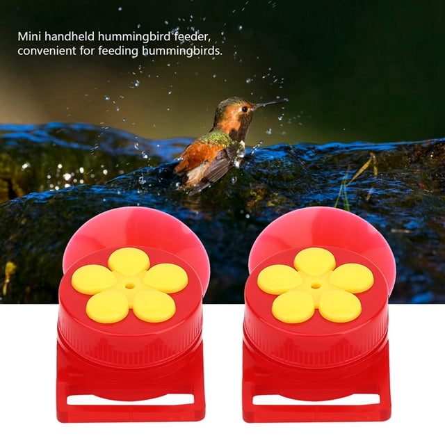Comedero para pájaros, Alimentación de Aves, Miel de Mano de color Brillante para Alimentadores de Aves Al Aire Libre Insectos de Jardín