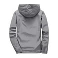 thumbnail image 4 of Mens Rain Jacket Raincoat Windbreaker Running Waterproof Lightweight Packable with Hood Travel Hiking Cycling, 4 of 6