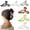Light, variant on 6PCS Hawaiian Plumeria Flower Hair Clips - Large Non-Slip Matte Claw Clips for Women, Strong Hold Beach Hair Accessories