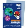 Riverside, PAC103599, Groundwood Construction Paper, 50 / Pack, Light Blue