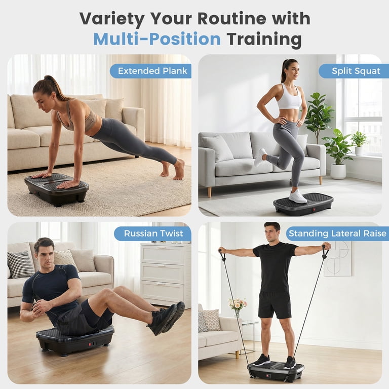 Gianna Vibration Plate Exercise Machine, Whole Body Fitness