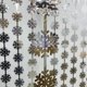 thumbnail image 3 of Cortina de lluvia de copos de nieve de sinfonía, nueva decoración de fondo navideña, cortina de lluvia de copos de nieve, arreglo de escena, 2 piezas, 3 of 8