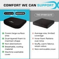 thumbnail image 4 of Xtreme Comforts Seat Cushions | Office Chair for Desk, Car, Wheelchair| Ergonomic Memory Foam Cushion Support & Comfort Helps Improve Sitting Posture Work Body Relief (1 Pc), 4 of 4