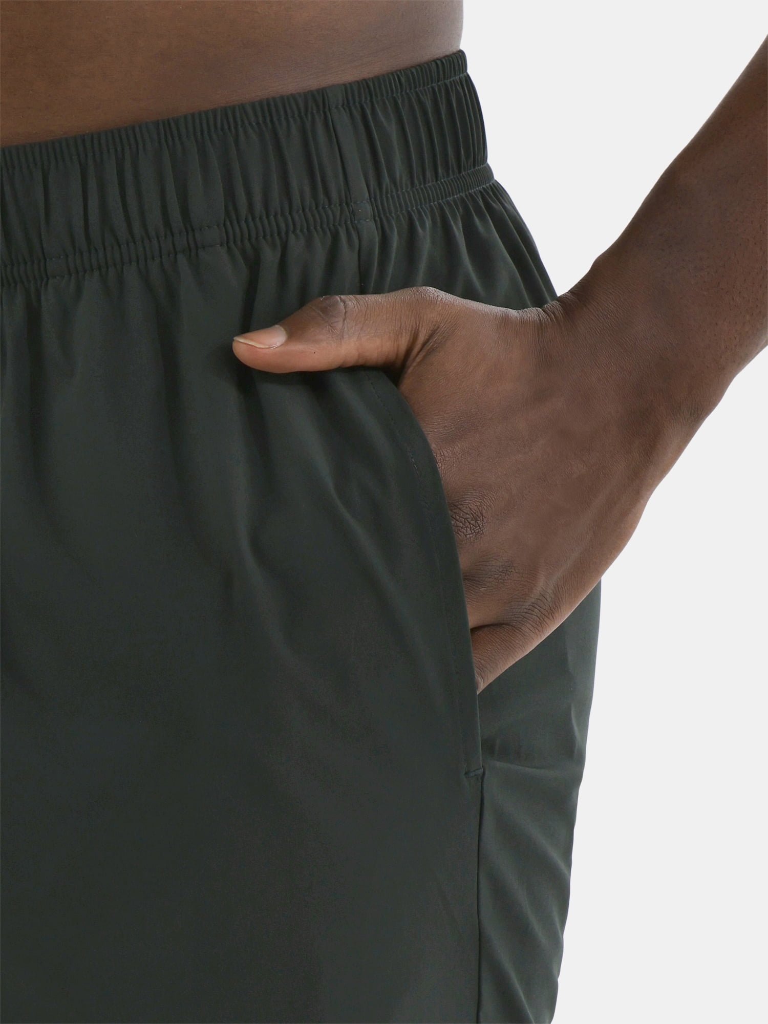 Athletic Works Men's and Big Men's Woven Running Shorts, 6" and 8" Inseams, Sizes XS-5XL