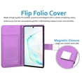 thumbnail image 4 of Njjex Wallet Case for 2019 Galaxy Note 10, Note 10 5G, Note 10+ 5G, Note 10 Plus, Premium PU Leather Case with Kickstand Card Holder ID Slot & Wristlet Shockproof Protective Cover, Purple, 4 of 7