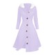 thumbnail image 5 of TaTaai Women's Spring Fall Hooded Dress Long Sleeve Jacquard Button with Faux Fur Collar Solid Color Casual Knit Cardigan Style Gift, 5 of 6