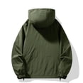 thumbnail image 4 of Iyufng Men's Anorak Hooded Windbreaker Jackets, Half‑Zip Pullover Lightweight Outdoor Pullover Outerwear with Kangaroo Pocket and Drawstring Hem, 4 of 4
