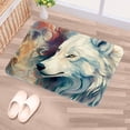 thumbnail image 5 of Wolf Indoor Rug Outdoor Carpet Door Rug Polyester Non-Slip Machine Washable Bath Mats, 5 of 6