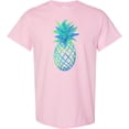 thumbnail image 3 of Inktastic Blue and Green Pineapple T-Shirt, 3 of 5