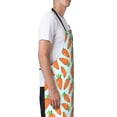 thumbnail image 3 of Naloa Cartoon Carrot Apron Kitchen Aprons with Pockets for Women Men Chef, 3 of 8