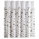 thumbnail image 1 of Cortina de ducha de poliéster con diseño de hojas florales, gruesa, impermeable (S 180 x 180 cm), 1 of 8