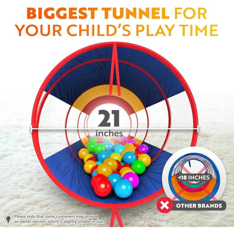5-Piece Kids Play Tent and Tunnel Set Toddler Ball Pit