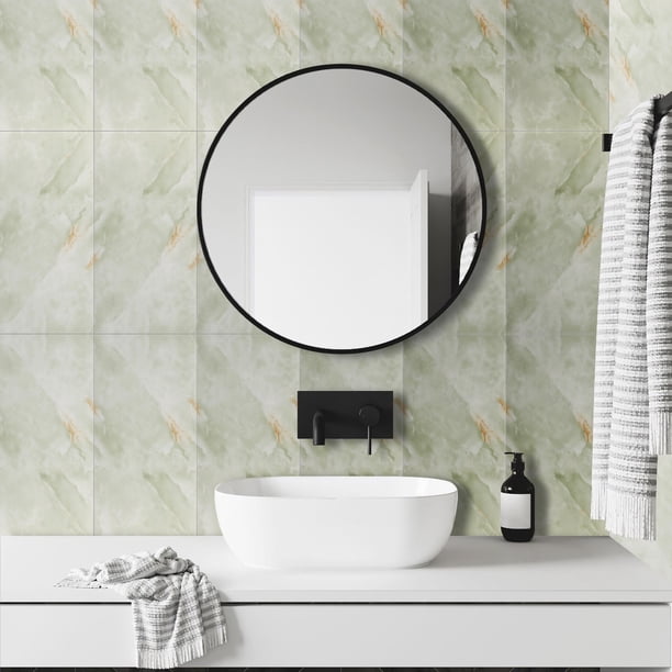 QUMIIRITY 20Ud Paneles De Pared Impermeables Adhesivos Con Mármol Para Y Cocina