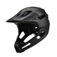 thumbnail image 2 of S SERENABLE Full Face Bike Helmet Hat Downhill Protective Helmets Cycling Helmet black titanium, 2 of 9