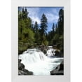 thumbnail image 3 of Brian Moore 13x18 White Modern Wood Framed Wall Art Titled - Rapids I, 3 of 5