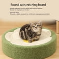 thumbnail image 3 of Scratcher de Gato Redondo, Superficie Curva de la Almohadilla del Gato Estilo Estable de Fondo Moderno para Gatos Molienda de Garras, 3 of 7