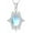 Style 2, variant on SISGEM Moonstone Necklaces for Women 925 Sterling Silver Oval Shaped Moonstone Pendant Necklace Simple Jewelry Gifts for Wife Girlfriend Mom