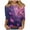 Multicolor Tops for Women_t, variant on CYMMPU Vintage Floral Printed 3/4 Length Sleeve Shirts Summer Fall Basic Tees Business Work Blouses Crewneck Fashion Tunic Tops 2025 Clothes for Women Multicolor M
