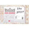thumbnail image 5 of Ivory Geometric Oriental Turkish Distressed Area Rug, 5 of 5