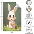thumbnail image 3 of Coolnut Easter Cute Rabbit Kitchen Dish Towel Set 4Pcs,Dishcloths Sets Fast Drying Kitchen Towels Tea Towels Gift Set for Drying Cleaning Cooking Baking175 Wash cloth, 3 of 7