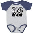 thumbnail image 3 of Inktastic Eat, Sleep, Muay Thai, Repeat Boys or Girls Baby Bodysuit, 3 of 5