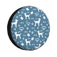 thumbnail image 1 of Balery Poodle Dog Cubiertas para Neumáticos - Protector Resistente para Neumáticos de Camioneta, SUV, Remolque, Camper y RV-16 inch, 1 of 6