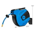 thumbnail image 2 of IRONMAX 3/8''x50' Retractable Air Hose Reel Auto Rewind Wall Mounted Tool Air Compressor, 2 of 10