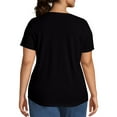 thumbnail image 5 of JMS by Hanes Women's Plus Size Short Sleeve V-Neck Tee, 5 of 5