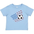 thumbnail image 3 of Inktastic Soccer Ball, Net with American Flag Colors Boys or Girls Baby T-Shirt, 3 of 5