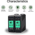 thumbnail image 4 of 24V battery voltage balancer for LCD display of batteries connected in parallel, Multi-module support, Rail-mounted installation compatible with solar, 4 of 5