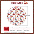 thumbnail image 2 of Rateoe Cartoon Helicopter Pattern Christmas Tree Skirt with Ties , Christmas Tree Decorations, Farmhouse Christmas Decor Xmas Holiday Decorations-48", 2 of 6